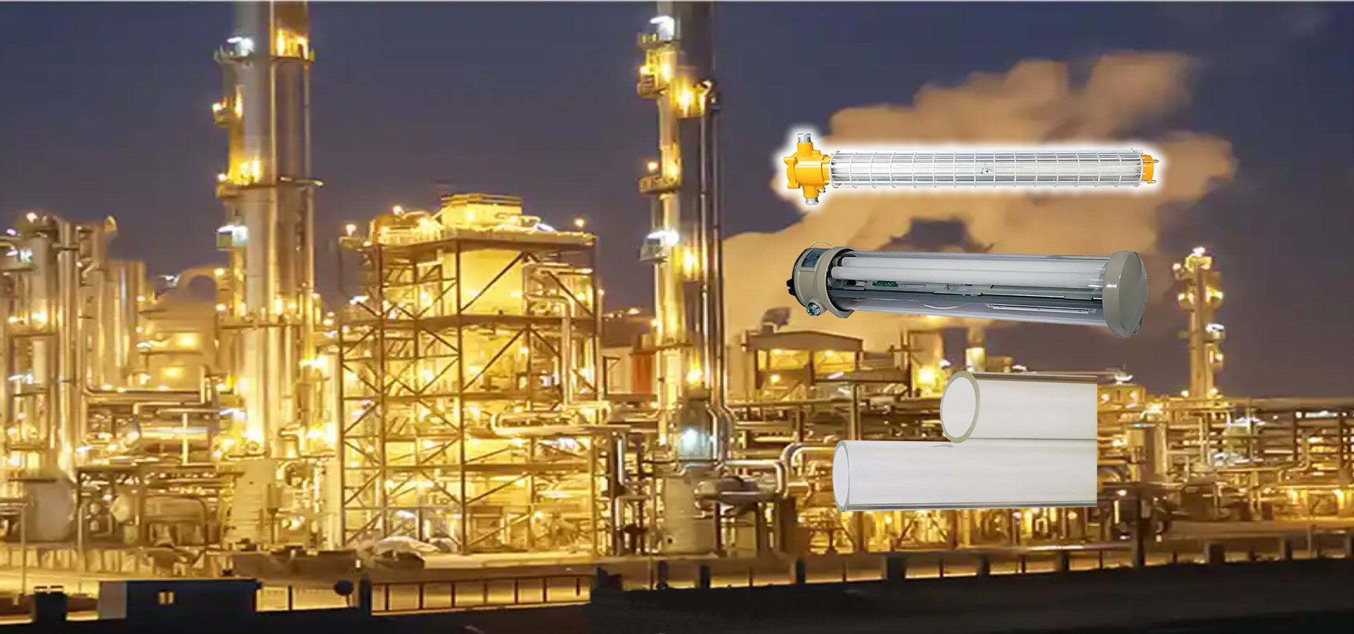 qualità Tubo di vetro leggero a prova di esplosione fabbrica